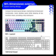 thumbnail image 3 of Teclado mecánico thunderobot k98 gasket rgb hot swap, 3 of 3