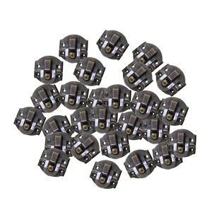 Magideal - 50 Piezas De Pestillos De Madera Duraderos, Cerraduras De Cerrojo, Hebillas De Decoración De Hardware Para Caja De Baratija, Gabinete, Muebles, Cajas , Bronce
