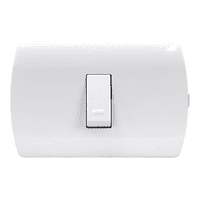 Aris - Interruptor 9/12 10A Blanco Embutido
