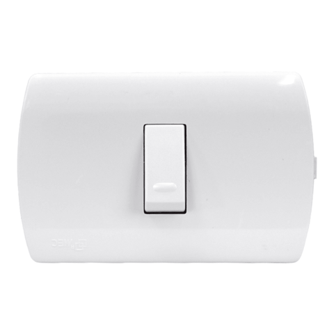 Aris - Interruptor 9/12 10A Blanco Embutido