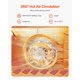 thumbnail image 2 of Deshidratador de alimentos VEVOR 400 W 8 bandejas 28 × 20 cm con temporizador, 2 of 9