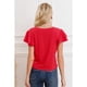 thumbnail image 3 of Polera Mujer Algodon Elasticada Manga Corta Broderie 3316, 3 of 3