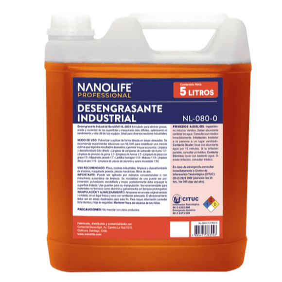 DESENGRASANTE INDUSTRIAL 5L