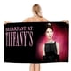 thumbnail image 1 of Desayuno en Tiffany's Toalla de playa de secado rápido con diseño temático, regalo para mujeres y niñas, ideal para cumpleaños, fans, amantes de la música, uso en la playa o al aire libre, 78 × 150 cm, 1 of 6
