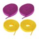 thumbnail image 1 of 2 Pares De Cordones De Repuesto Para Patines, Cuerdas Para Patinaje Sobre Ruedas, Morado Y Amarillo, 1 of 5