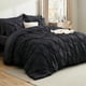 thumbnail image 1 of Juego de edredón Bedsure King Size negro con 7 piezas, 1 of 3