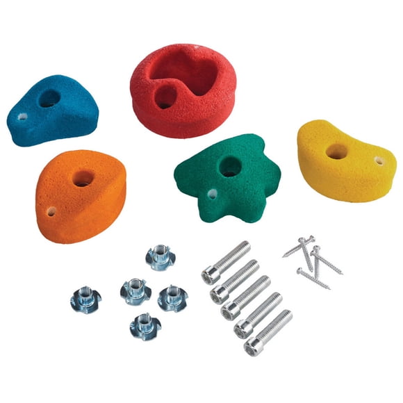 Presas De Escalada Pequeñas Pack 5 Mix Colores Patio Parque