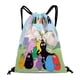 thumbnail image 1 of Barbapapá Mochila de Cuerdas para Deportes y Gimnasio, Bolsa de Cuerdas Resistente al Agua, Bolsa Cinch, 30×40cm, 1 of 6