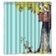 thumbnail image 1 of Cortina de ducha Calvin y Hobbes, juego de cortina de baño con ganchos, tamaño 66 x 72 pulgadas, 1 of 3