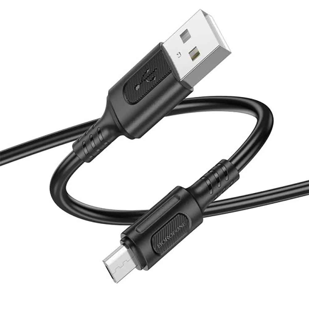 Borofone - Cable Micro Usb Carga Rápida 2.4a 1 Mt