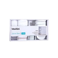 Set De Baño En Caja 6 Piezas Cortina Y Mas De Mashini