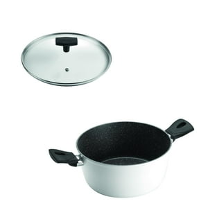 Ghidini - Set Olla Antiadherente 22Cm 2 Asas Con Tapa Daily