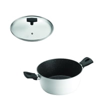 Ghidini - Set Olla Antiadherente 22Cm 2 Asas Con Tapa Daily