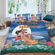 thumbnail image 2 of Todos los Perros Van al Cielo Conjunto de sábanas temático, trío de piezas, cómodo y amigable con la piel, diseño único, regalo de decoración para el hogar para familiares, amigos y fans,135cm *200cm, 2 of 6