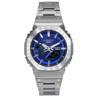Reloj Análogo Digital Solar Para Hombre Casio G-Shock Full Metal Smartphone Link Dial Azul Gm-B2100Ad-2A 200M
