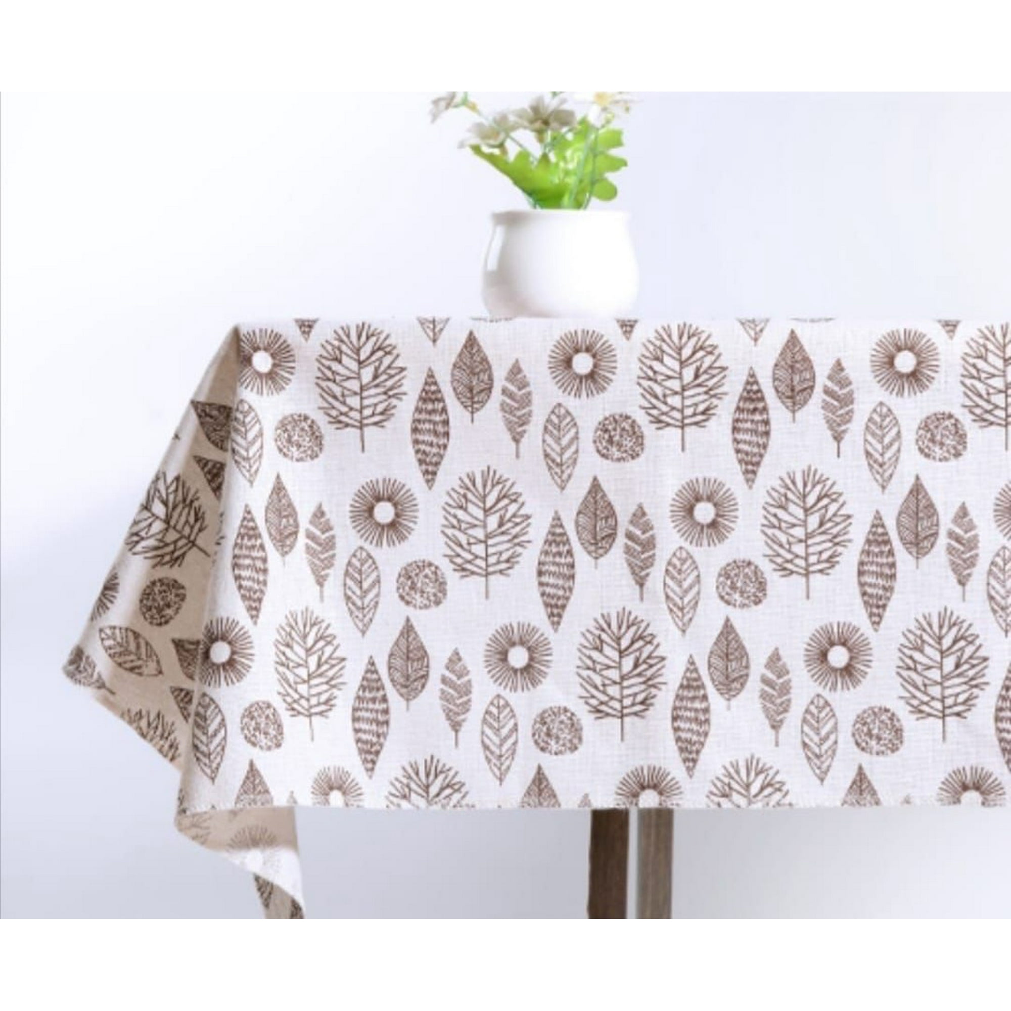 Todo Hogar Santiago De Chile - Mantel De Lino Estampado Mr10