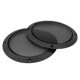 thumbnail image 5 of 2 unidades de rejilla protectora de malla metálica brillante para altavoz de audio de 7", subwoofer, bocina, rejilla circular decorativa, color negro, para coche., 5 of 7