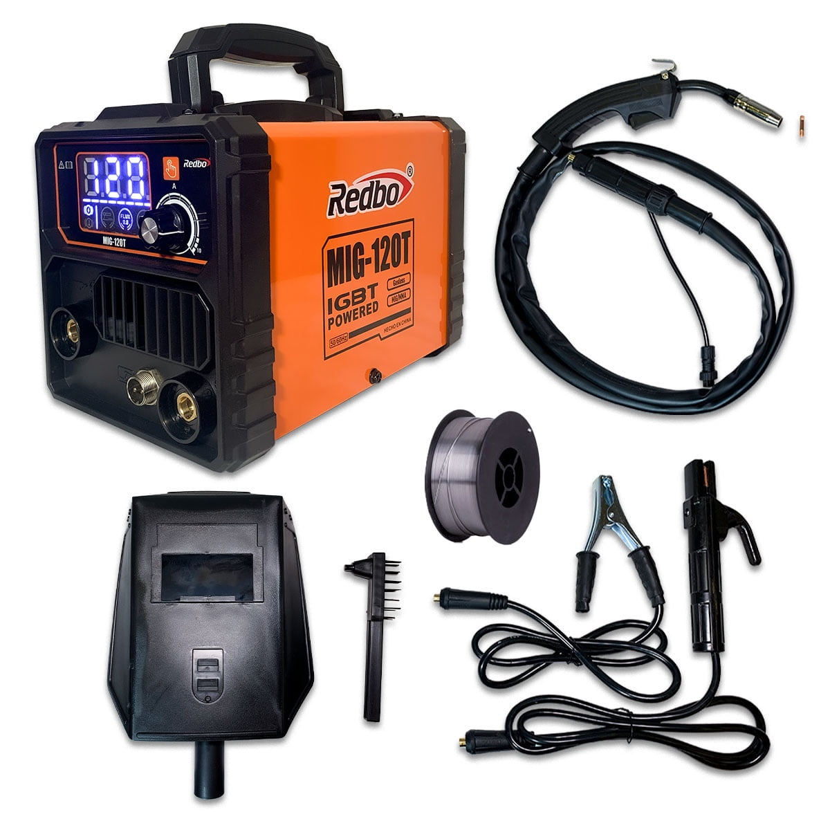 Soldadora Redbo Mig-120t + Alambre De Regalo + Accesorios