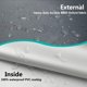 thumbnail image 3 of Funda de Almacenamiento Dalema 99x38x113 cm Gris Impermeable, 3 of 7