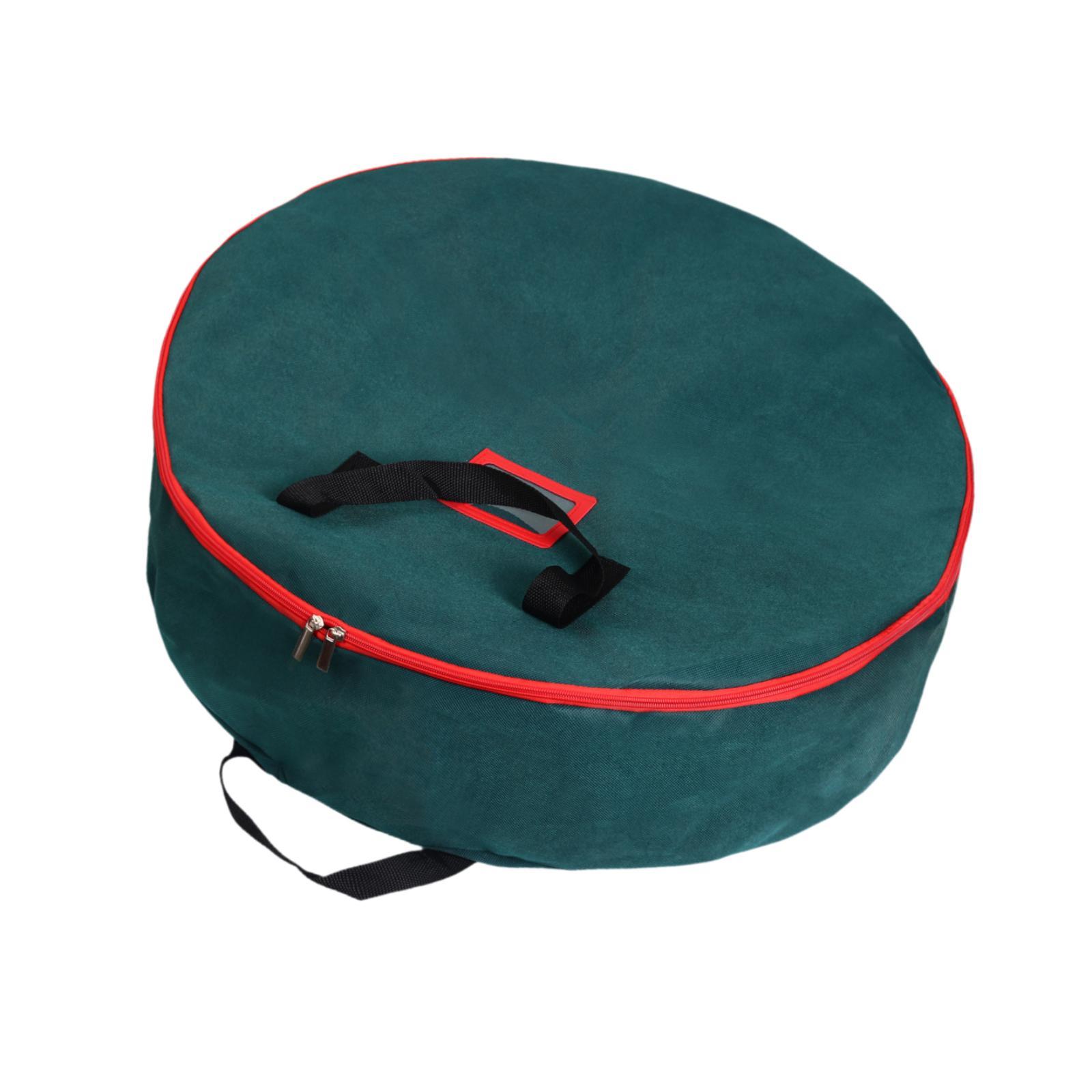 Bothyi - Bolsa De Corona Artificial Estuche De Almacenamiento De Corona Navideña Bolsa De Almacenamiento De Corona De Decoración Del Hogar 60 Cm X 16 Cm