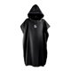 thumbnail image 1 of Microfibra Surf Poncho Cambiando Robe Soft Soft For Swim Black, 1 of 5