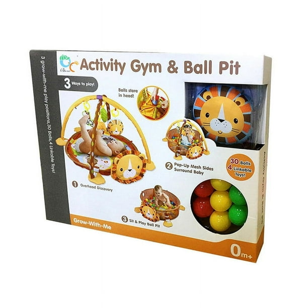 Gimnasio Centro De Juegos Para Bebé Y Piscina Pelotas León Lider