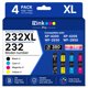 thumbnail image 1 of Juego de Cartuchos de Tinta E‑Z Ink Pro 232XL (4 unidades) Reacondicionado, 1 of 9