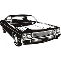 Rienda Libre Graphics - Decomural Classic Car Vintage Transport Ws-15335