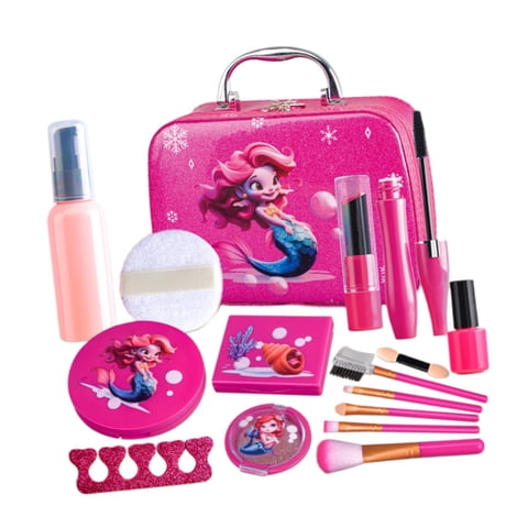 Magideal - Kits De Maquillaje Para Niños, Juego De Simulación Para Niños, Juego De Cosméticos, Kits De Maquillaje De Simulación Para Niñas, Fiesta De Cumpleaños,
