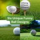 thumbnail image 5 of Set de Regalo HahaHome: 6 Pelotas de Golf + Tees + Marcador, 5 of 6