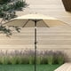 thumbnail image 2 of Quitasol de Jardín Novahûs Redondo Beige con Estructura de Acero, 2 of 3