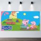 thumbnail image 2 of Peppa Pig Fondo Temático Pancarta Suministros de Decoración para Fiesta de Cumpleaños, Decoración de Fondo de Fiesta Personalizado,150x90cm, 2 of 6