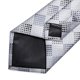 thumbnail image 5 of Corbata Gris seda hombre con paño y colleras Modelo Punto Gris, 5 of 6