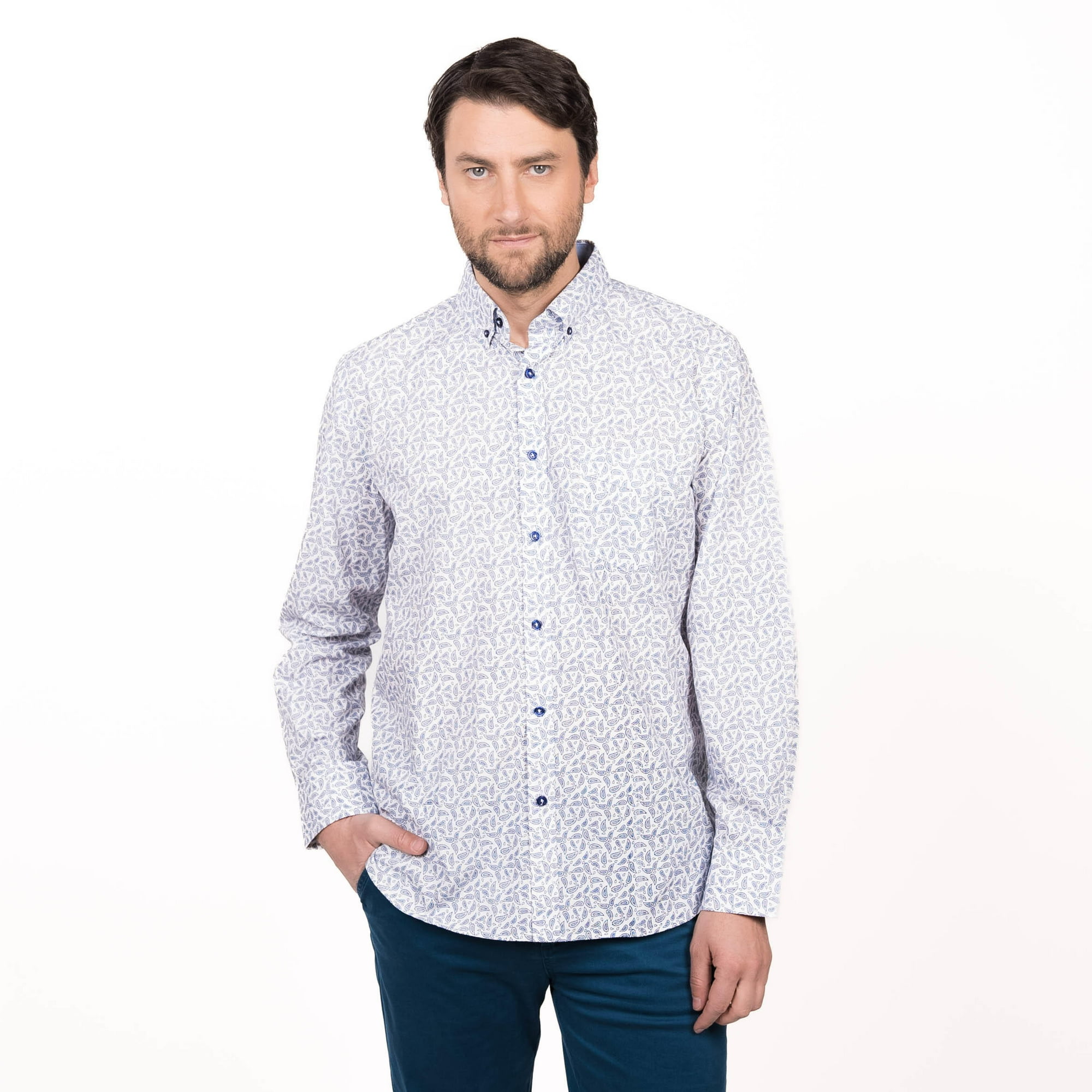 Truval - Camisa Trevira Estampada Regular Fit