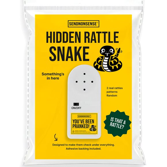 Dispositivo de Broma SendNonsense Sonido Realista de Serpiente de Cascabel