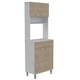 thumbnail image 2 of Mueble Para Microondas Kitchen-60 Blanco Y Rovere 169x60x35,1 Cm, 2 of 9