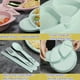 thumbnail image 3 of Make Mealtime Fun and Safe with Our Children's Dinner Plate Set - Wheat Grass Baby Dinner Plate, Lightweight and Divided for Kindergarten Baby Food Supplement. Dishwasher Safe, Non-Toxic and BPA Free, 3 of 4