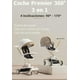 thumbnail image 4 of Coche De Paseo 360° 3 En 1 Reclinable LuBabycas Blanco, 4 of 7