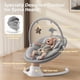 thumbnail image 2 of Baby Swing FasonBaby Electric con 10 melodías y 5 velocidades, color gris, 2 of 9