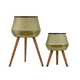 thumbnail image 2 of Set 2 Maceteros Gold Base Madera, 2 of 3