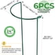 thumbnail image 2 of Estacas de soporte para plantas LEOBRO, 6 piezas, 25 cm x 61 cm, metal, 2 of 7