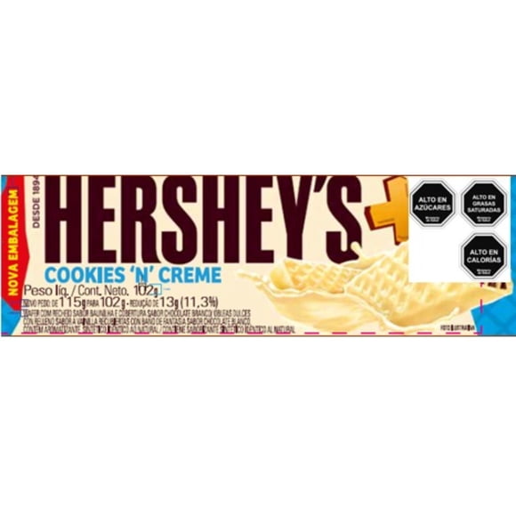 Galleta Oblea Wafer Cookies&Cream Chocolate Blanco, 102 g