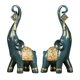 thumbnail image 5 of Escultura De Estatuas De Elefantes Para Decoración Del Hogar Regalos De Inauguración De La Casa Azul, 5 of 5