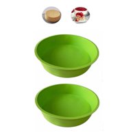 Genérico - 2 Moldes Silicona Queque Molde Torta Molde Silicona Redondo