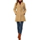 thumbnail image 2 of Abrigos de trench para mujer Inspire Chic, de un solo botón, abrigo largo de invierno, talla M, color caqui, 2 of 7