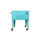 thumbnail image 2 of Cooler Retro Turquesa Con Ruedas, 2 of 6
