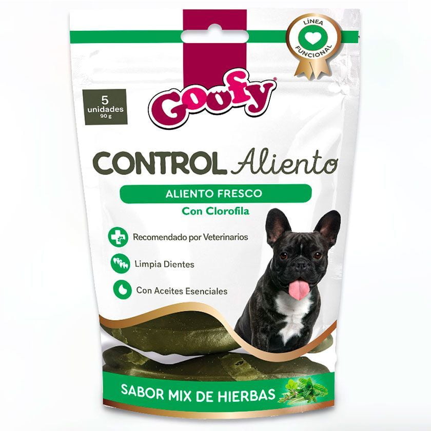 Snack Goofy Control Aliento Perro 90gr