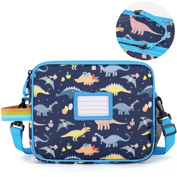 Tourit Lonchera Térmica Kids 5.5L Infantil Impermeable Azul Dinosaurios