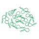 thumbnail image 1 of Clip De Carcasa De Cuerpo Tipo R De 20 Piezas Para 1/10 1/12 1/16 RC Camión Sobre Orugas Verde, 1 of 5