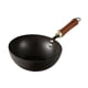 thumbnail image 5 of Mango De Madera De Wok Nonstick Wok Utensilios De Cocina De Gas De Gas Plano Para El Hotel De Cocina Casa 28 Cm, 5 of 5